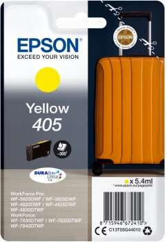 Epson 405 Yellow Original Ink Cartridge - C13T05G44010