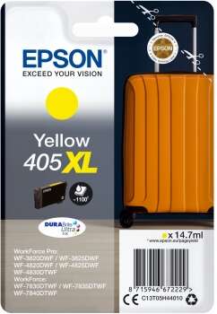 Epson 405XL Yellow Original Ink Cartridge - C13T05H44010