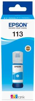 Epson 113 Cyan Original Pigmented Ink Bottle - C13T06B240