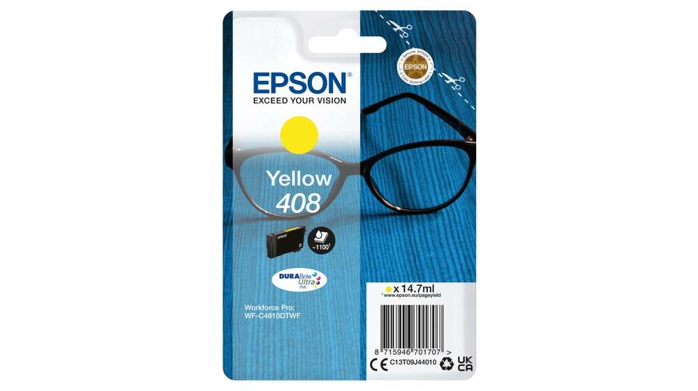 Epson 408 Amarillo Cartucho de Tinta Original - C13T09J44010
