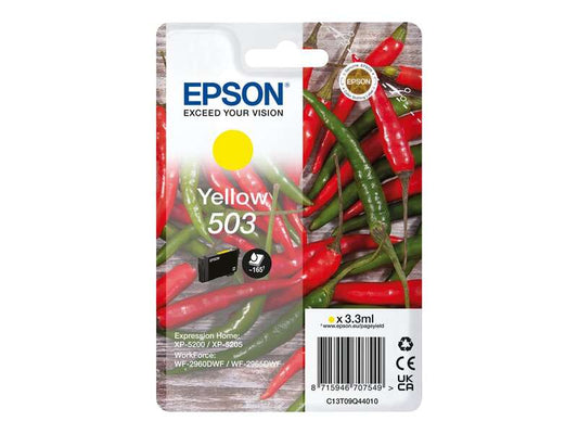 Epson 503 Yellow Original Ink Cartridge - C13T09Q44010