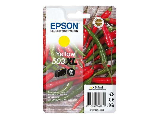 Epson 503XL Yellow Original Ink Cartridge - C13T09R44010