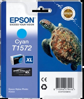 Epson T1572 Cyan Cartucho de Tinta Original - C13T15724010