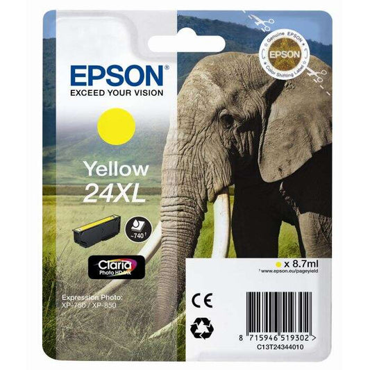 Epson T2434 (24XL) Yellow Original Ink Cartridge - C13T24344012