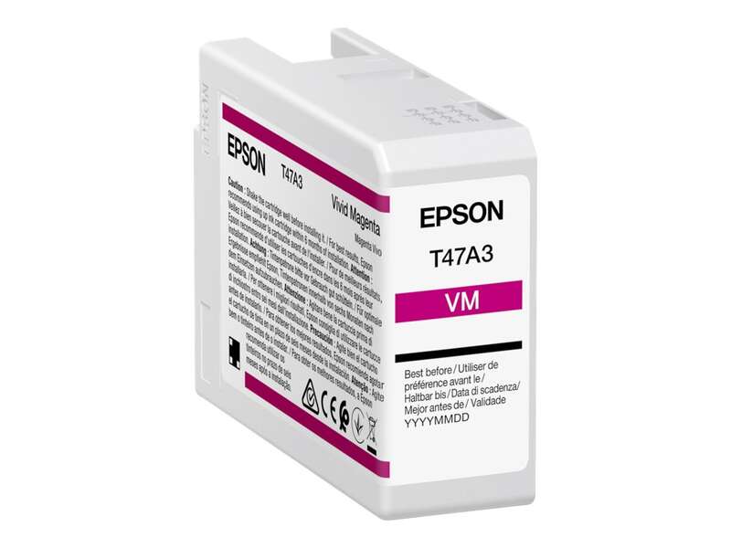 Epson T47A3 Vivid Magenta Original Ink Cartridge - C13T47A300