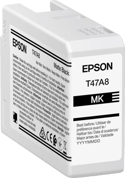 Epson T47A8 Matte Black Original Ink Cartridge - C13T47A800