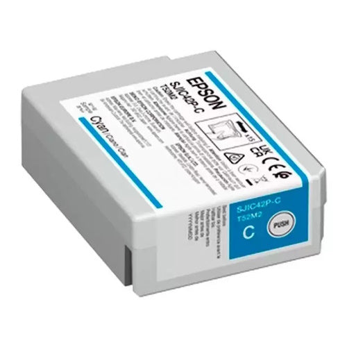 Epson SJIC42P-C Cyan Original Ink Cartridge - C13T52M240
