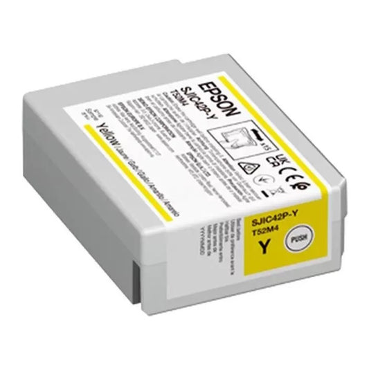Epson SJIC42P-Y Yellow Original Ink Cartridge - C13T52M440