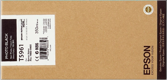 Epson T5961 Black Photo Original Ink Cartridge - C13T596100