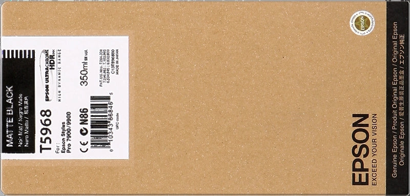 Epson T5968 Matte Black Original Ink Cartridge - C13T596800