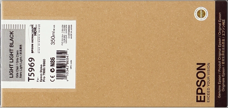 Epson T5969 Black Light Original Ink Cartridge - C13T596900