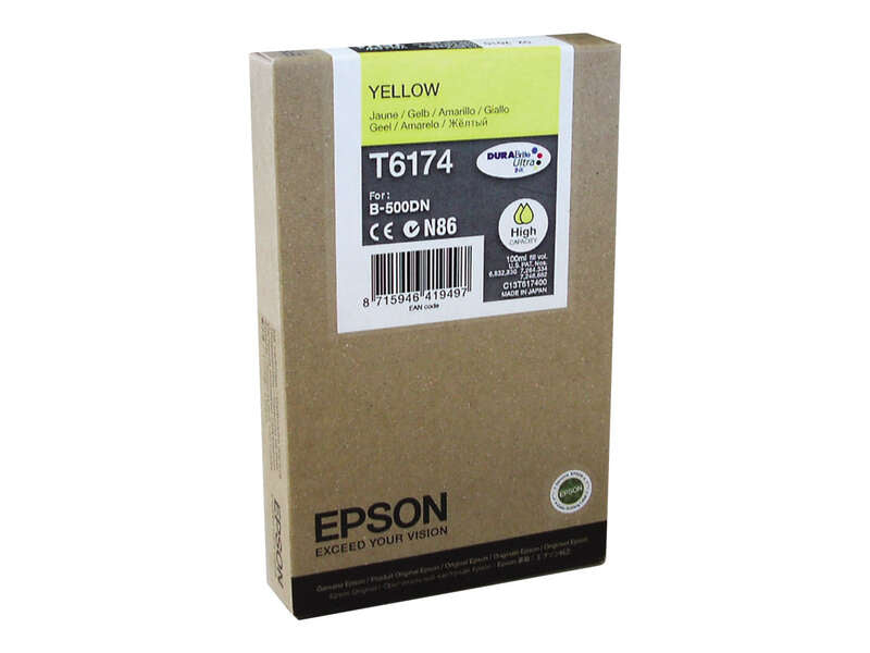 Epson T6174 Yellow Original Ink Cartridge - C13T617400