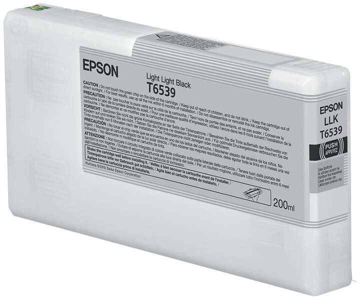 Epson T6539 Black Light Light Original Ink Cartridge - C13T653900