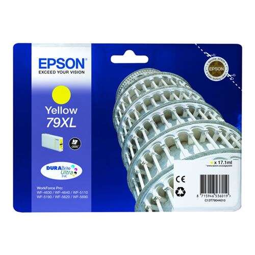 Epson T7904 (79XL) Yellow Original Ink Cartridge - C13T79044010