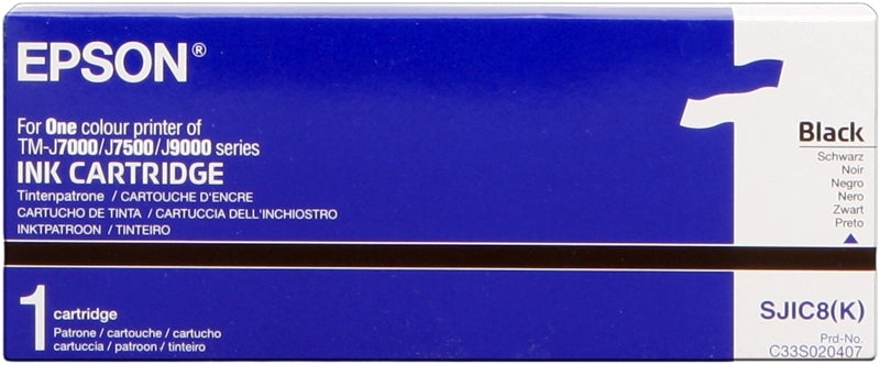 Epson SJIC8(K) Black Original Ink Cartridge - C33S020407