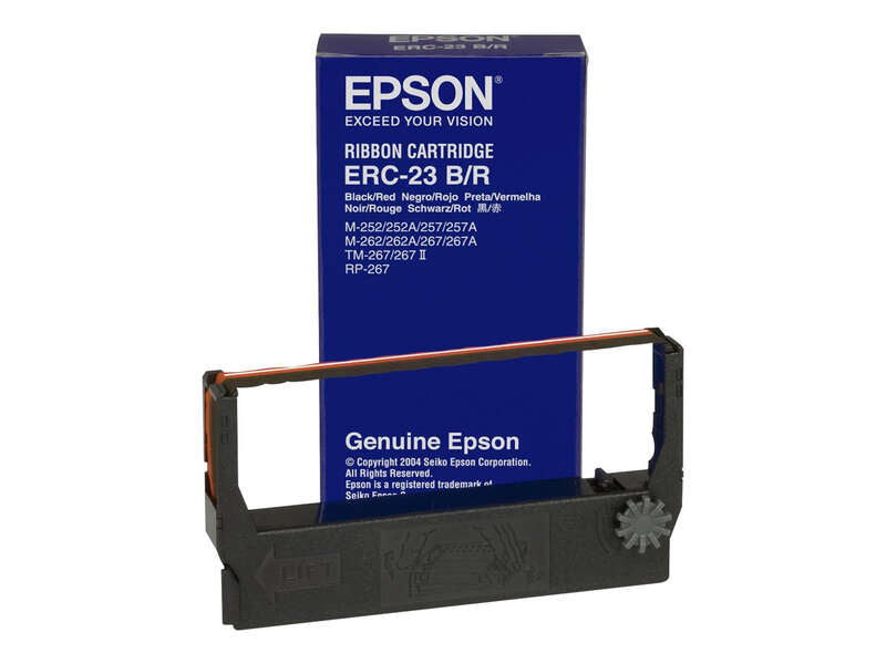Epson ERC23 Black/Red Original Dot Matrix Ribbon - C43S015362