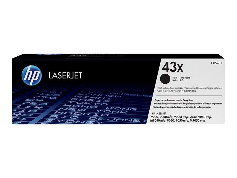 HP C8543X Black Original Toner Cartridge - 43X