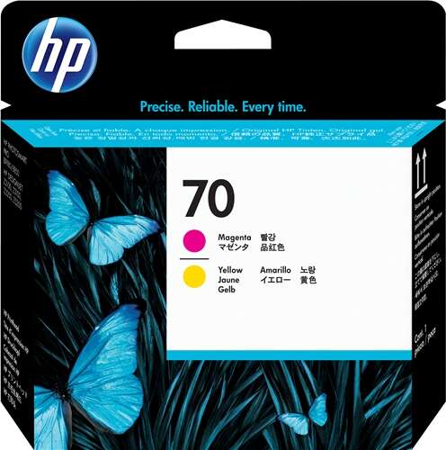 HP 70 Yellow/Magenta Original Printhead - C9406A