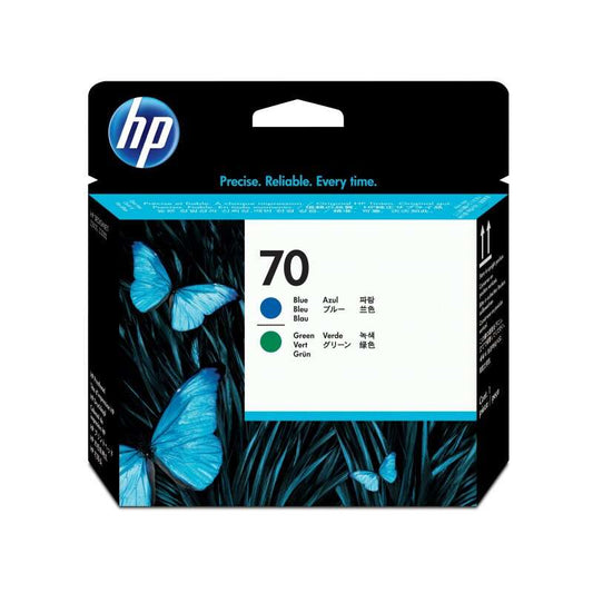 HP 70 Blue/Green Original Printhead - C9408A