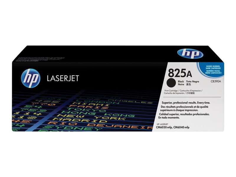 HP CB390A Black Original Toner Cartridge - 825A