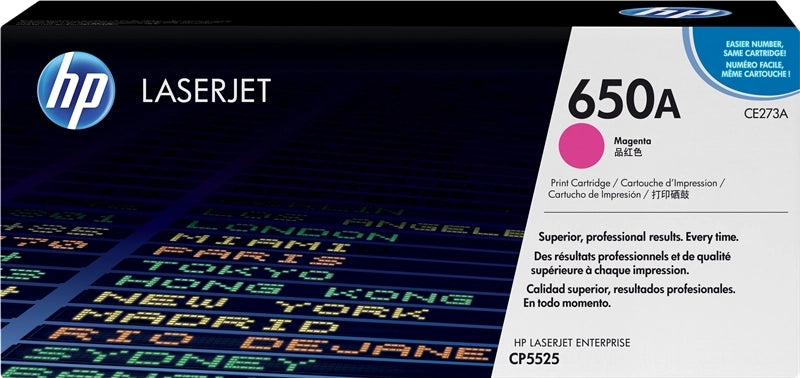 HP CE273A Magenta Original Toner Cartridge - 650A