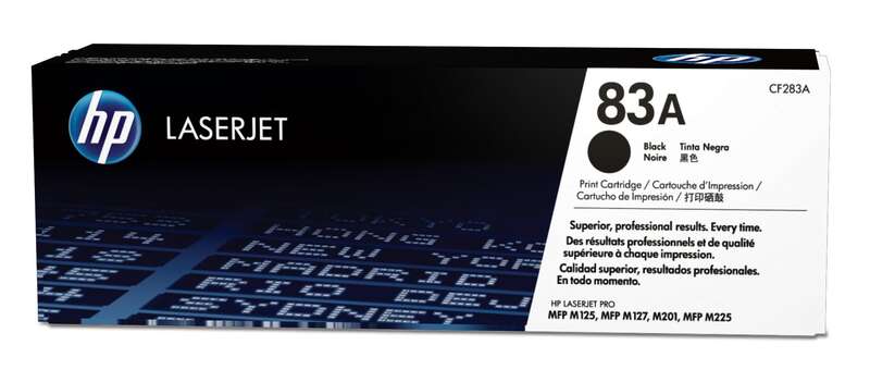 HP CF283A Black Original Toner Cartridge - 83A