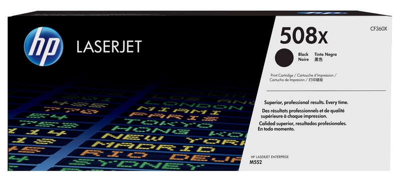 HP CF360X Black Original Toner Cartridge - 508X