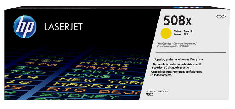 HP CF362X Yellow Original Toner Cartridge - 508X