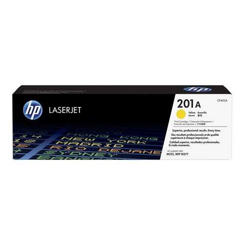 HP CF402A Yellow Original Toner Cartridge - 201A