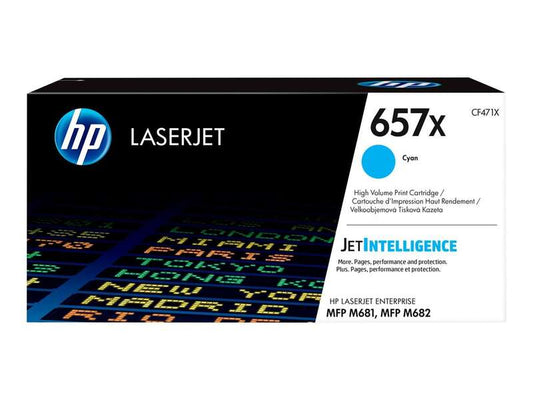 HP CF471X Cyan Original Toner Cartridge - 657X