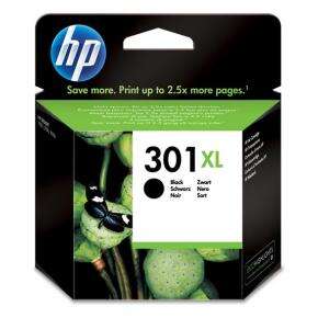 HP 301XL Negro Cartucho de Tinta Original - CH563EE. 480 Paginas