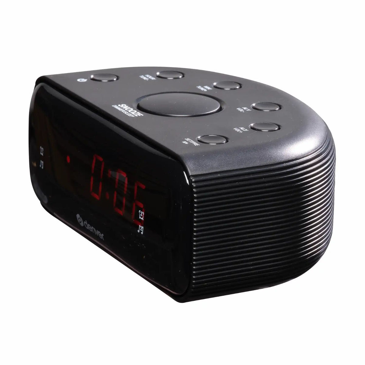 Radio Despertador DENVER Alarma Dual Negro (CR-430MK2)