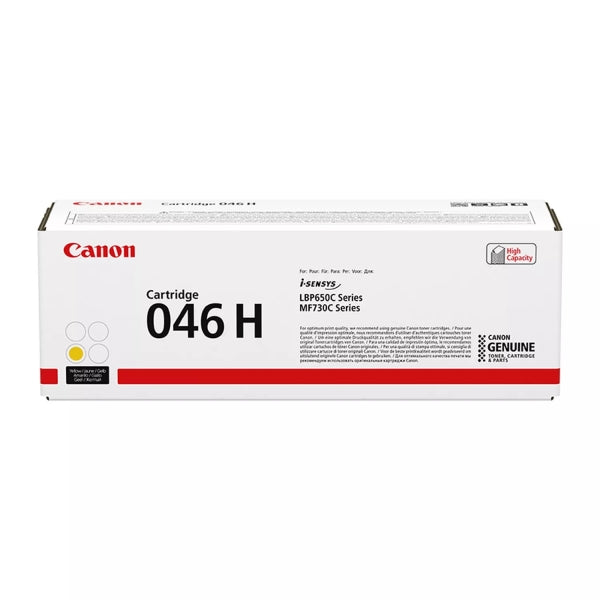 Canon 046H Yellow Original Toner Cartridge - 1251C002