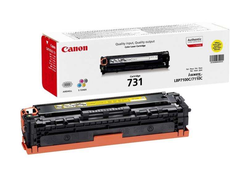 Canon 731 Yellow Original Toner Cartridge - 6269B002