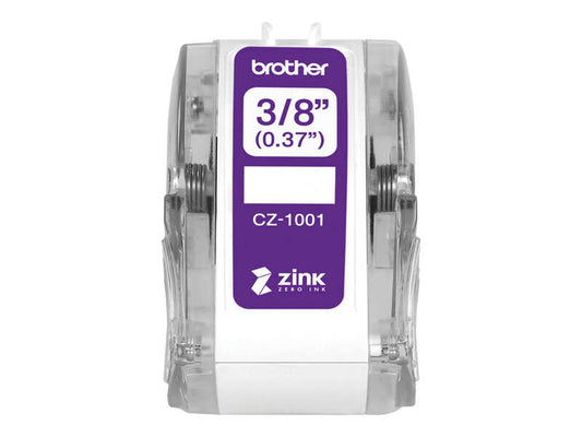 Brother CZ1001 Original Custom Size Label Roll - 9mm x 5m - Zero Ink