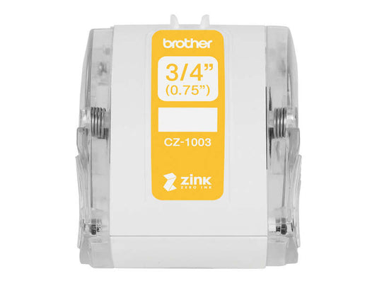 Brother CZ1003 Original Custom Size Label Roll - 19mm x 5m - Zero Ink