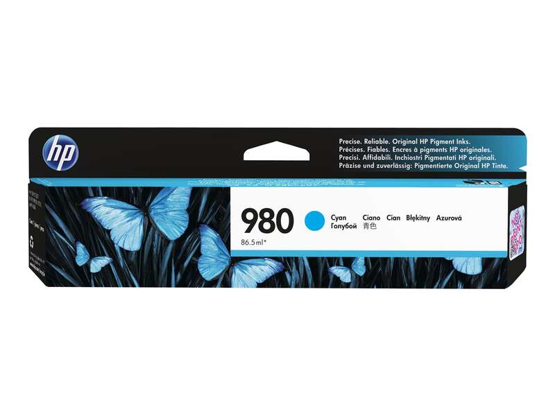 HP 980 Cyan Original Ink Cartridge - D8J07A