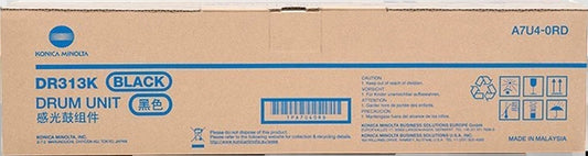 Konica Minolta DR313 Black Original Image Drum - DR313K/A7U40RD (Drum)