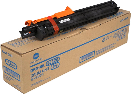 Konica Minolta DR316 Black Original Image Drum - DR316K/AAV70RD (Drum)
