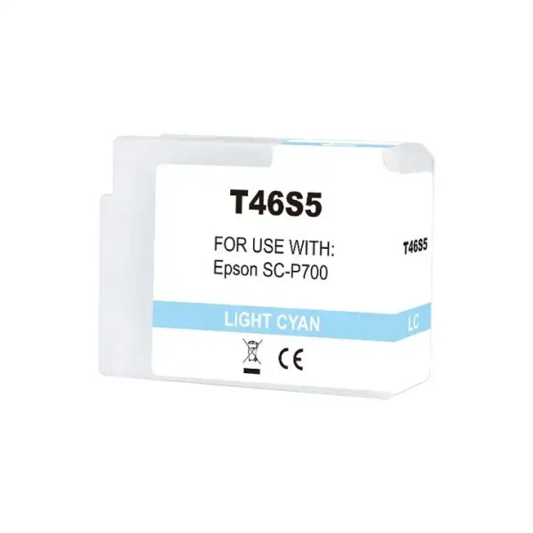 Epson T46S5 Cyan Light Pigment Ink Cartridge Generic - Replaces C13T46S500
