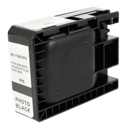 Epson T5801 Black Photo Pigment Ink Cartridge Generic - Replaces C13T580100