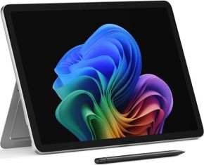 Tablet Surface Pro para Empresas Snapdragon x Plus X1p-42-100 hasta 3.4Ghz Memoria 16Gb Ram Lpddr5x 256Gb SSD 12' Pantalla Tactil 2196 x 1464 @ 90 Hz - 220 Ppi Qualcomm Adreno Graphics Wifi 7 ,bluetooth 5.4, NFC Peso 686 g. Bateria 38.8Wh Autonomia