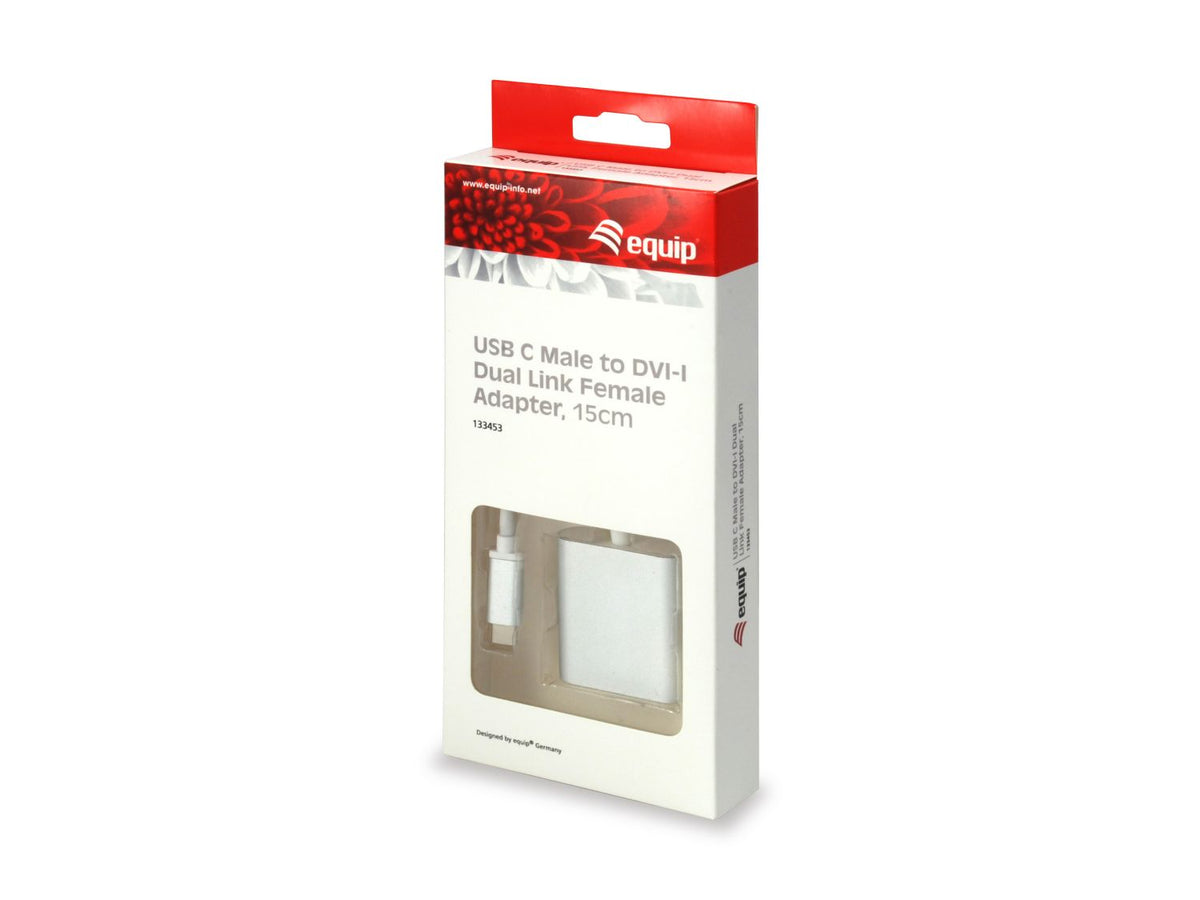 EQUIP Cable USB Tipo C/M-DVD-I Dual/H 15cm (EQ133453)