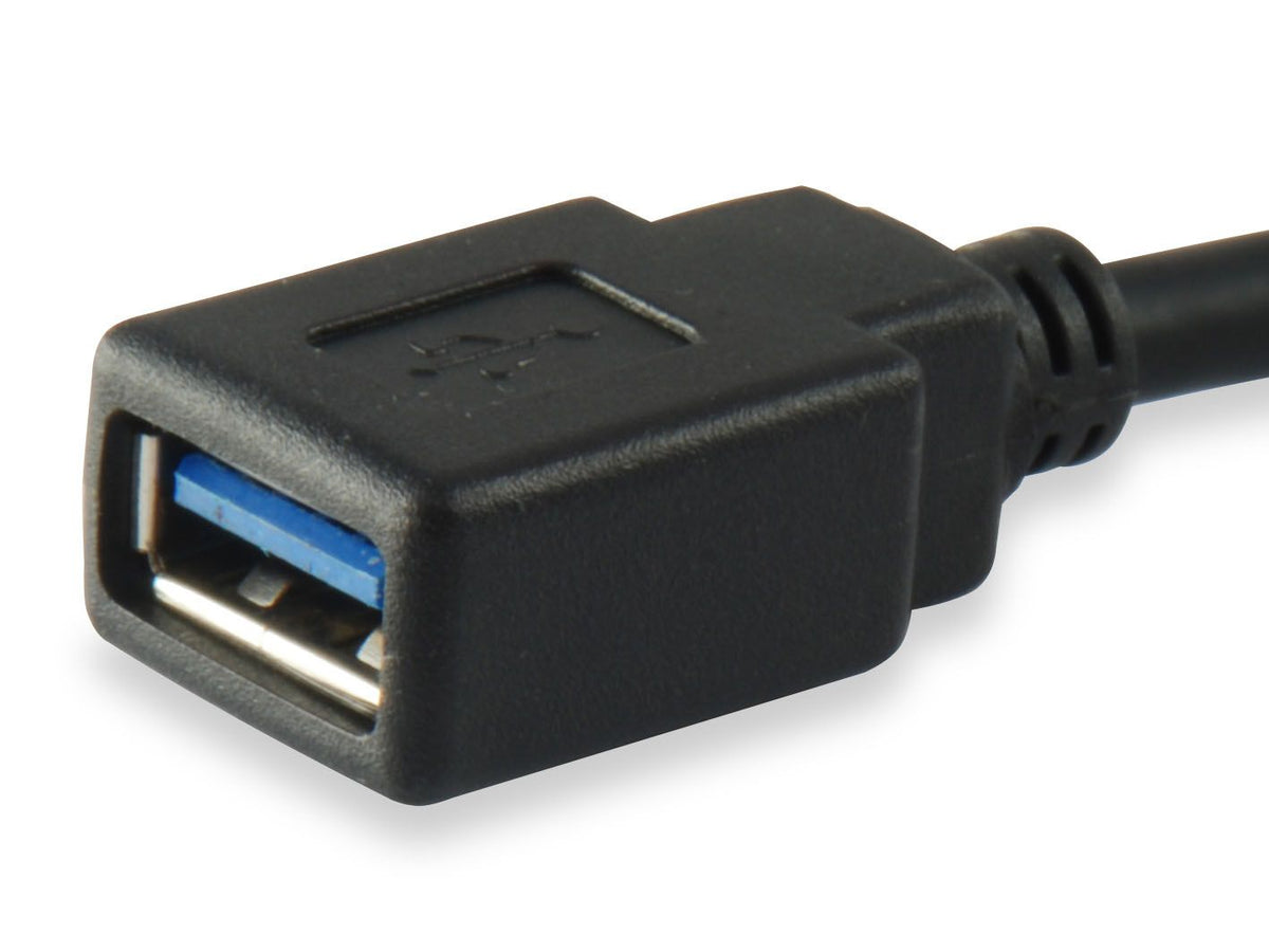 Cable EQUIP USB-A/H a USB-C/M 0.15m Negro (EQ133455)