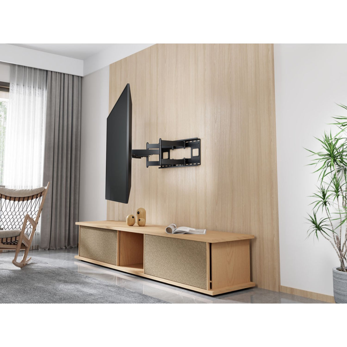 Soporte Pared EQUIP 60-120" Orientable Negro (EQ650343)