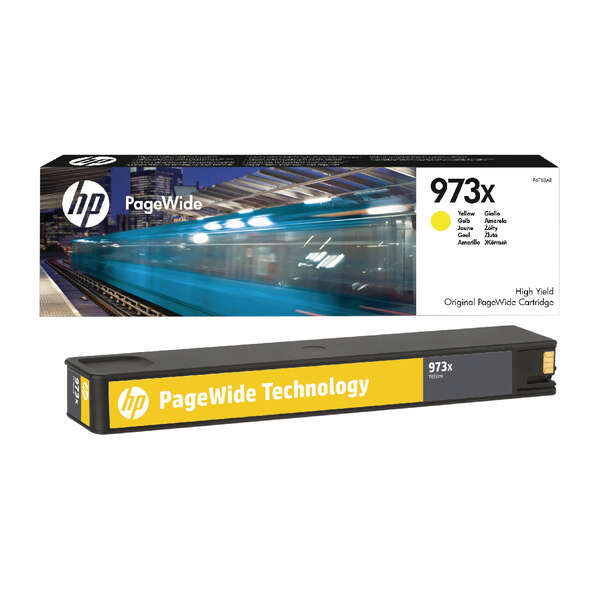 HP 973X Yellow Original Ink Cartridge - F6T83AE