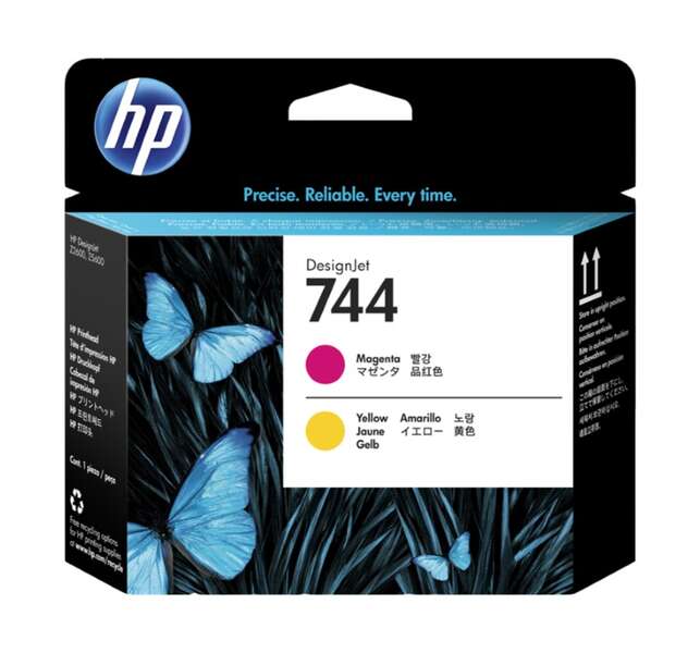 HP 744 Magenta/Yellow Original Printhead - F9J87A