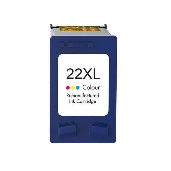 HP 22XL Color Remanufactured Ink Cartridge - Replaces C9352AE/C9352CE
