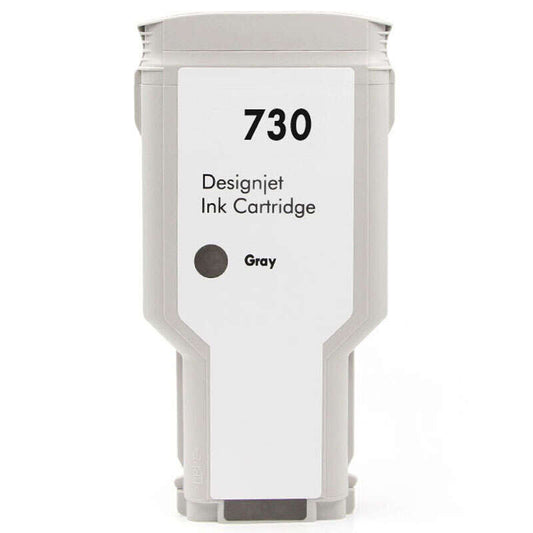 HP 730 Gray Generic Ink Cartridge - Replaces P2V72A/P2V66A