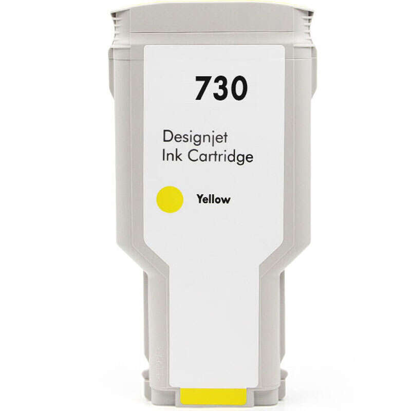 HP 730 Yellow Generic Ink Cartridge - Replaces P2V70A/P2V64A